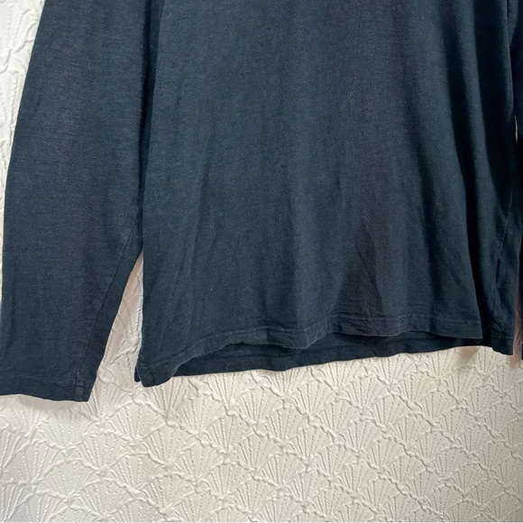 Timberland Mens Slim Fit Long Sleeve Navy Blue & Black Logo Shirt Size XXL - Picture 3 of 5